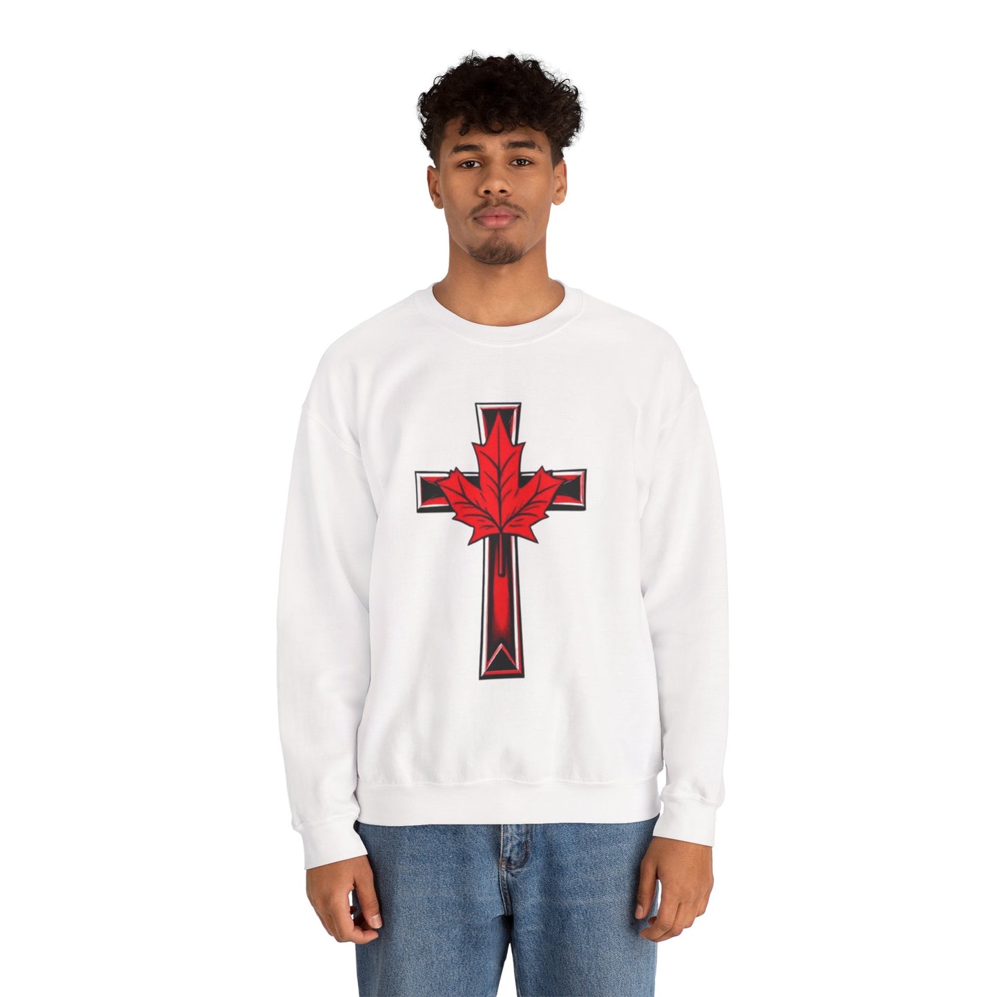 Faith and Flag – Men’s Christian Sweatshirt