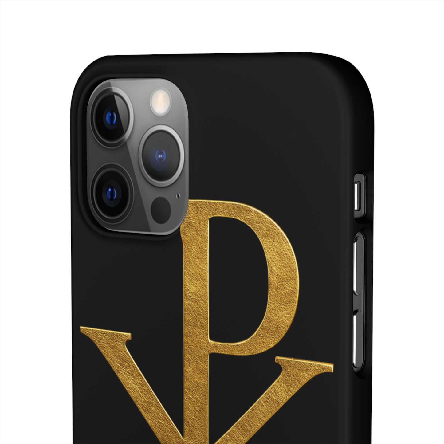 Black Chi Rho Snap Case for iPhone – The Way, Truth & Life