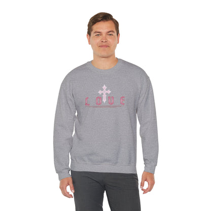 Fearless Love Men’s Sweater – Courage in Faith