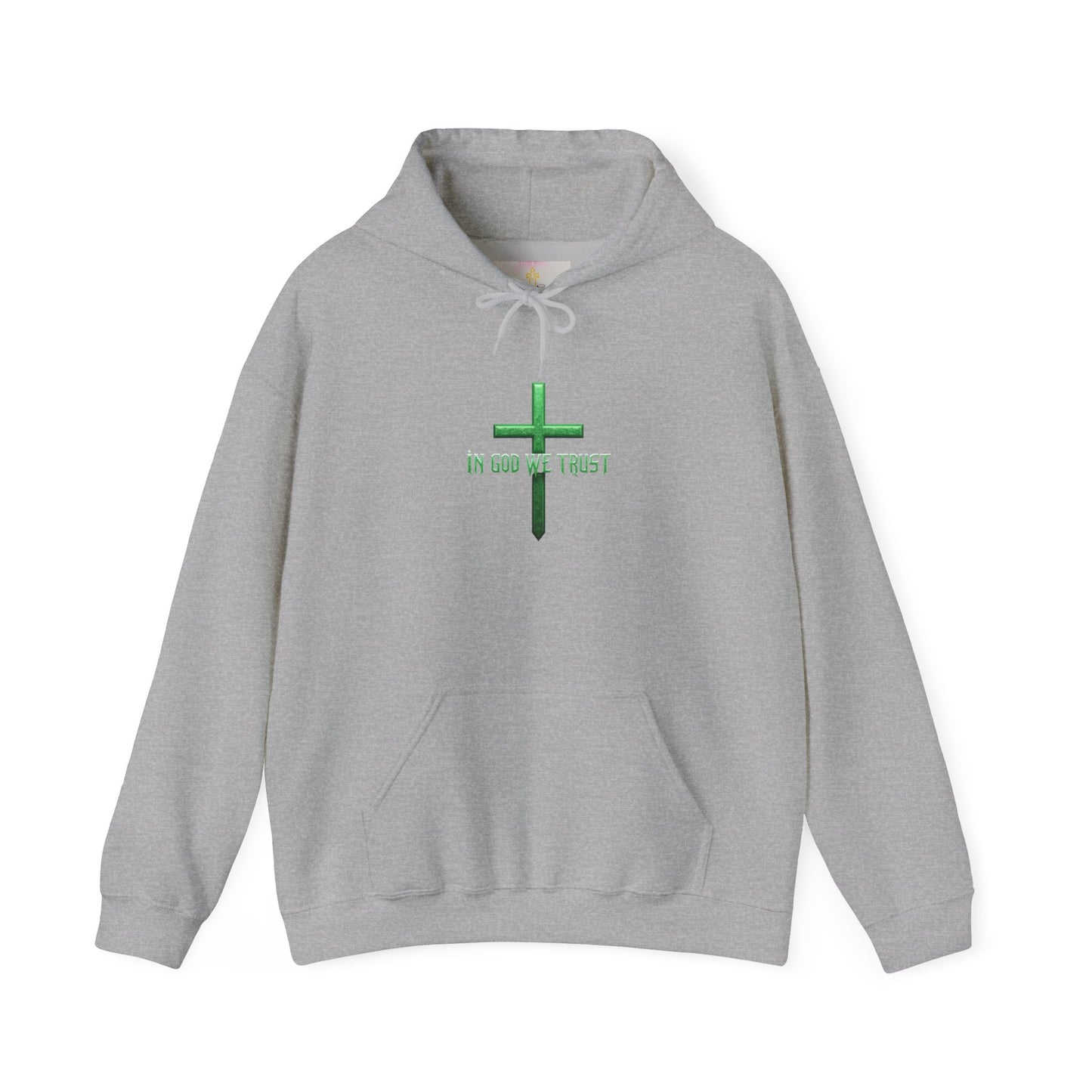 In God We Trust - Women's Christian Hoodie (Green Design)