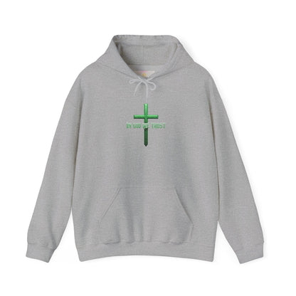 In God We Trust - Women's Christian Hoodie (Green Design)