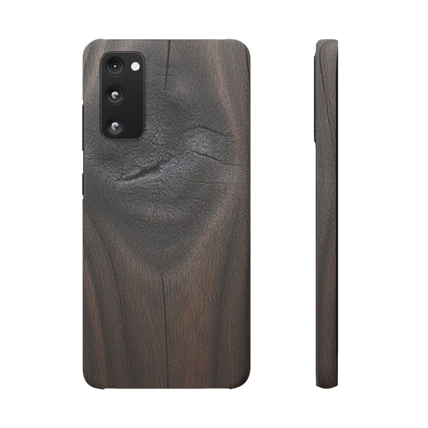 Dark Wood Grain Samsung Snap Case