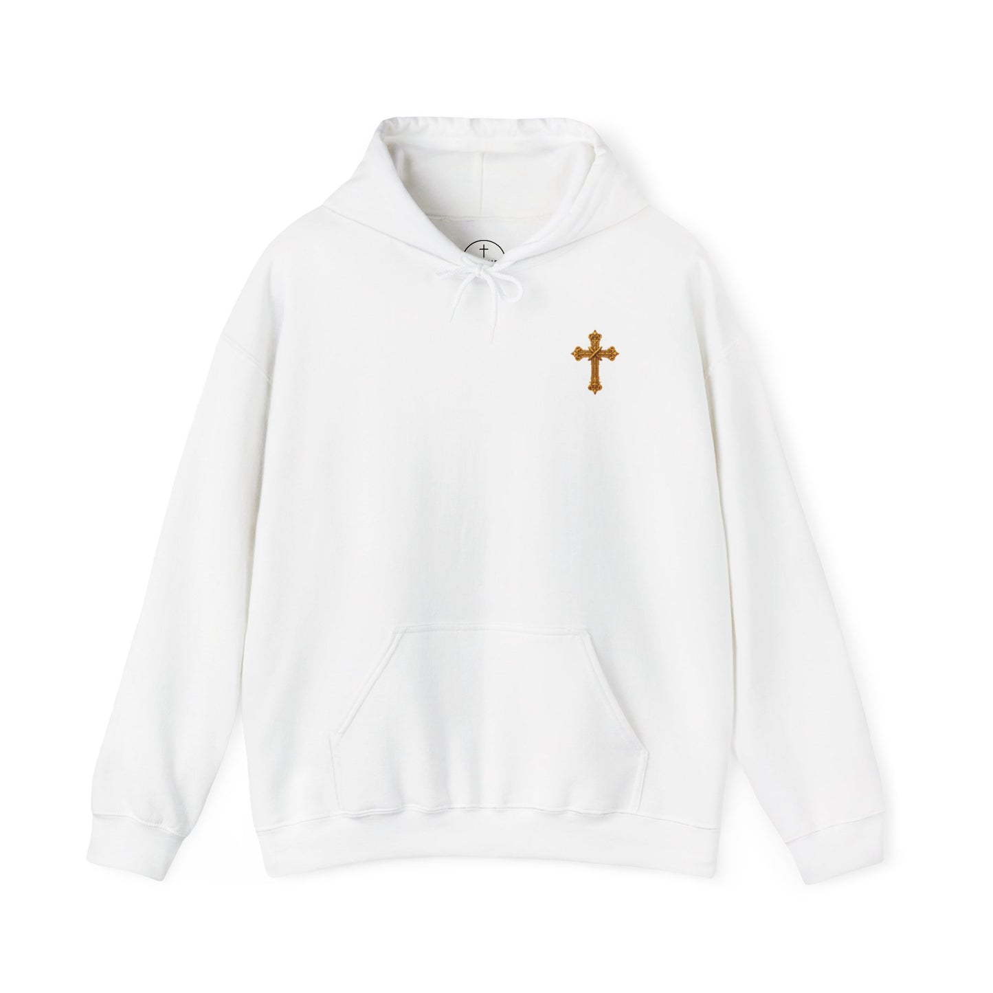 He Is Risen Men's Christian Hoodie (Dark Lettering)