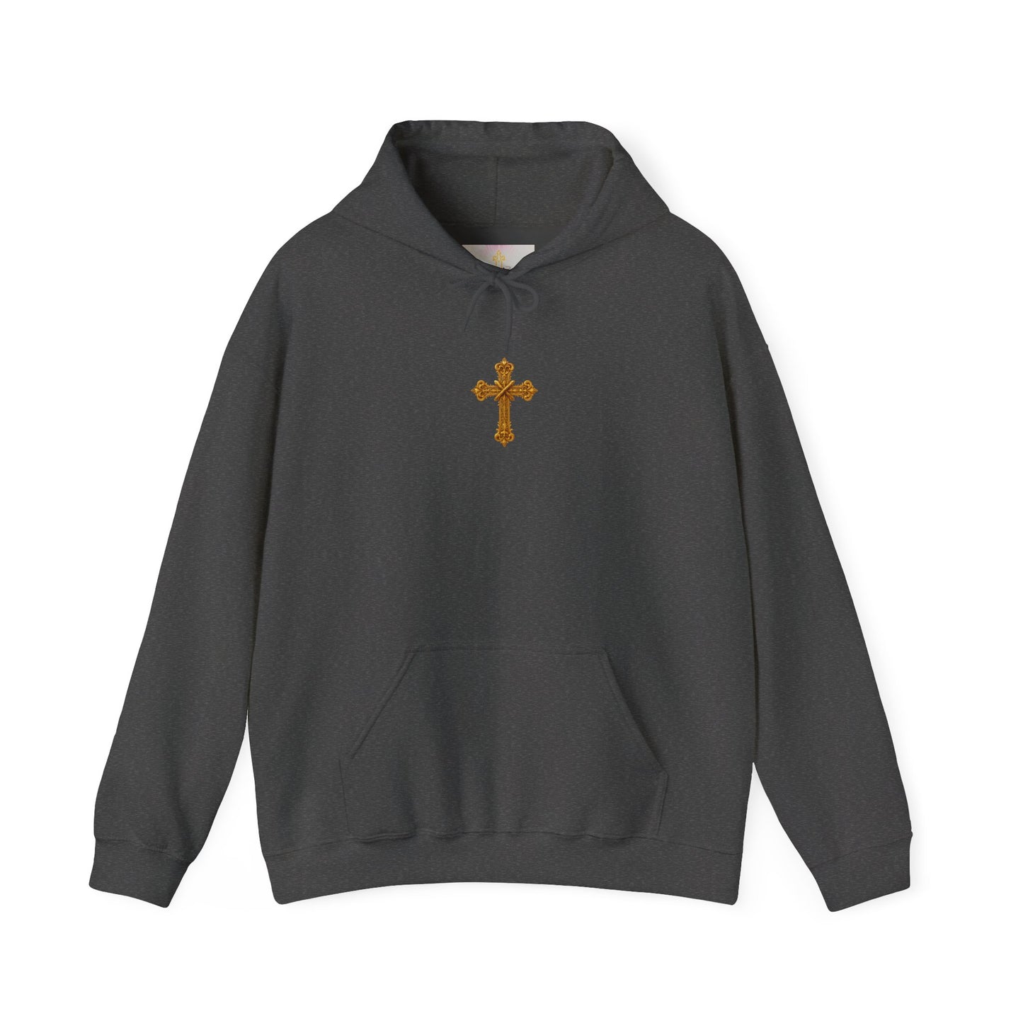 Jesus is Lord - Women's Christian Hoodie with Golden Cross