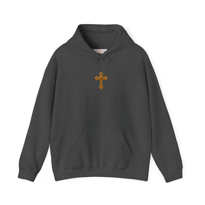 Jesus is Lord - Women's Christian Hoodie with Golden Cross