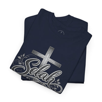 Selah Cross Tee — Men's Christian T‑Shirt