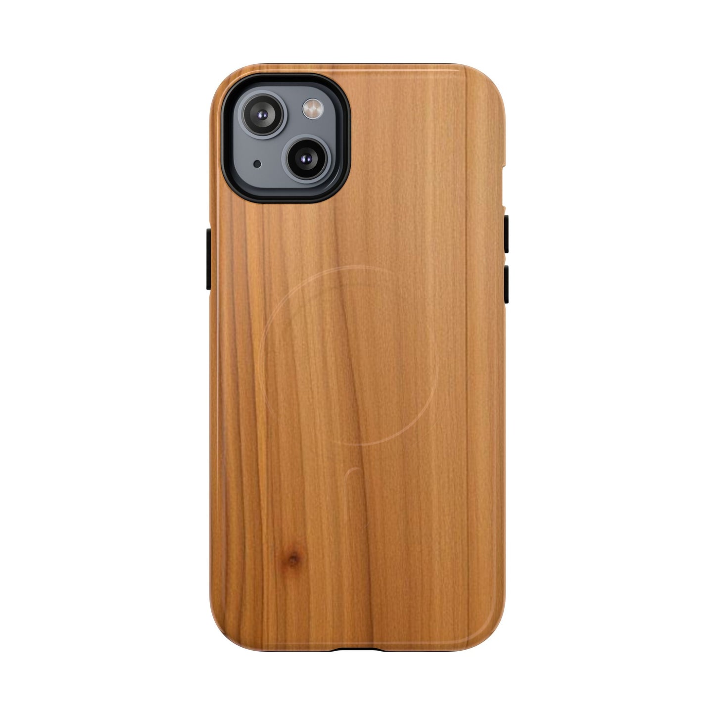 Natural Wood Grain Design - iPhone Magnetic Tough Case
