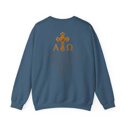“Soon” Cross Women’s Sweatshirt – Wrapped in Hope