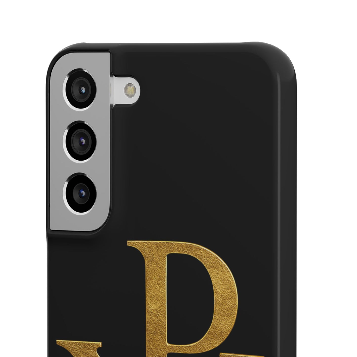 Our Eternal Hope in Christ - Black Chi Rho Snap Case for Samsung