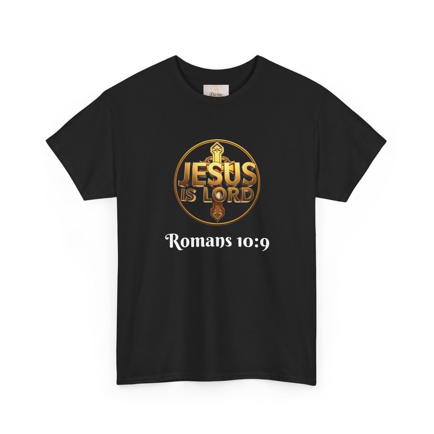 Jesus Is Lord / He Is Risen Christian Tee – Men’s Bold Faith Statement (White Lettering)