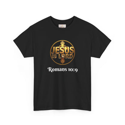Jesus Is Lord / He Is Risen Christian Tee – Men’s Bold Faith Statement (White Lettering)