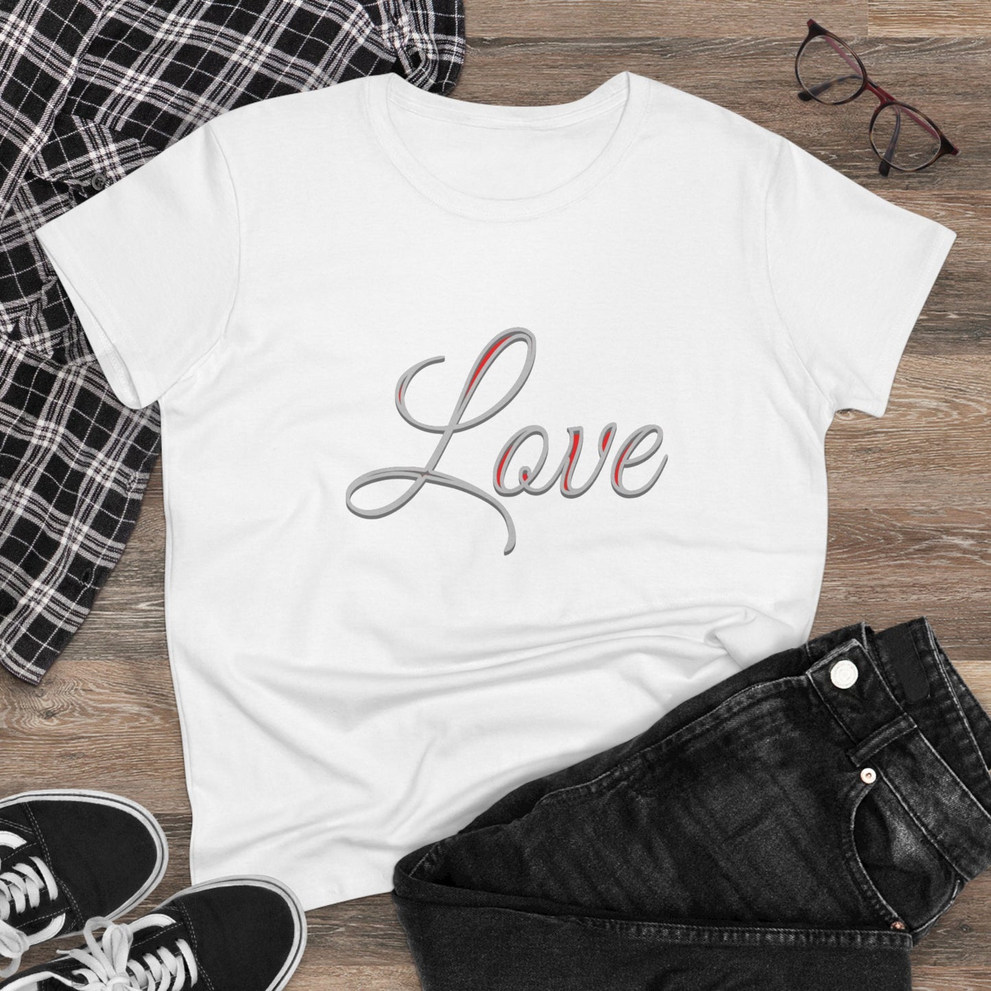Put On Love Women’s T-Shirt – Grace in Every Thread