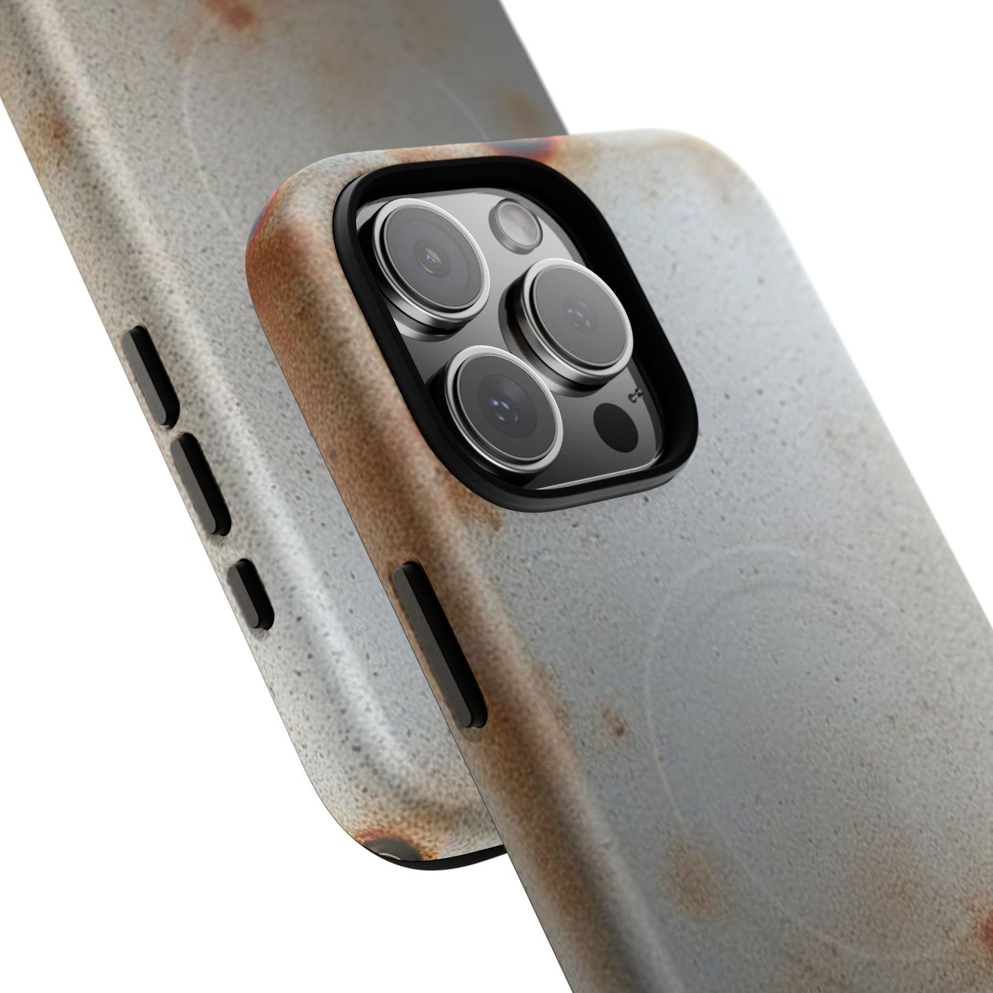 Enduring Faith – Old Metal Finish iPhone Magnetic Tough Case