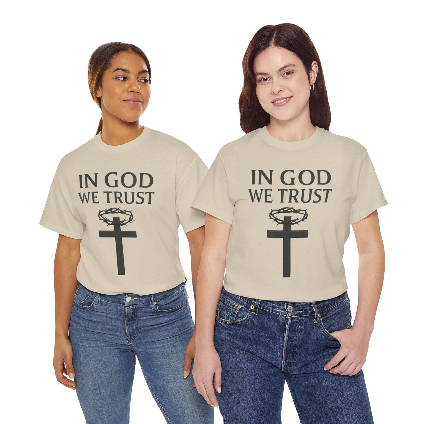 In God We Trust (Crown of Thorns) – Women’s Christian Tee