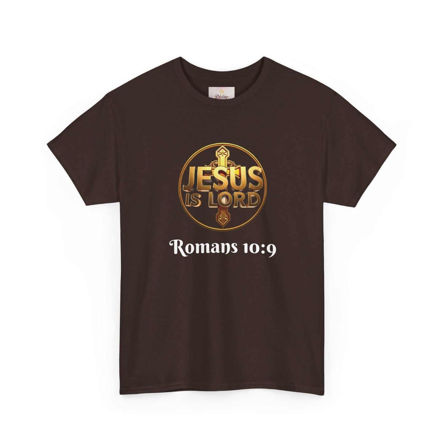 Jesus Is Lord / He Is Risen Christian Tee – Men’s Bold Faith Statement (White Lettering)
