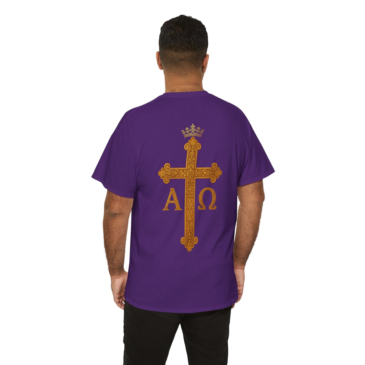 Christ Is King – Lion & Cross Men’s Christian Tee