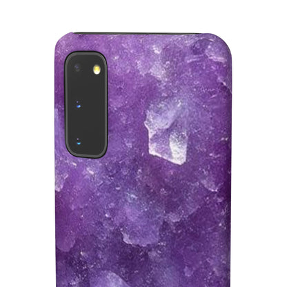 Amethyst Crystal Finish Samsung Snap Case