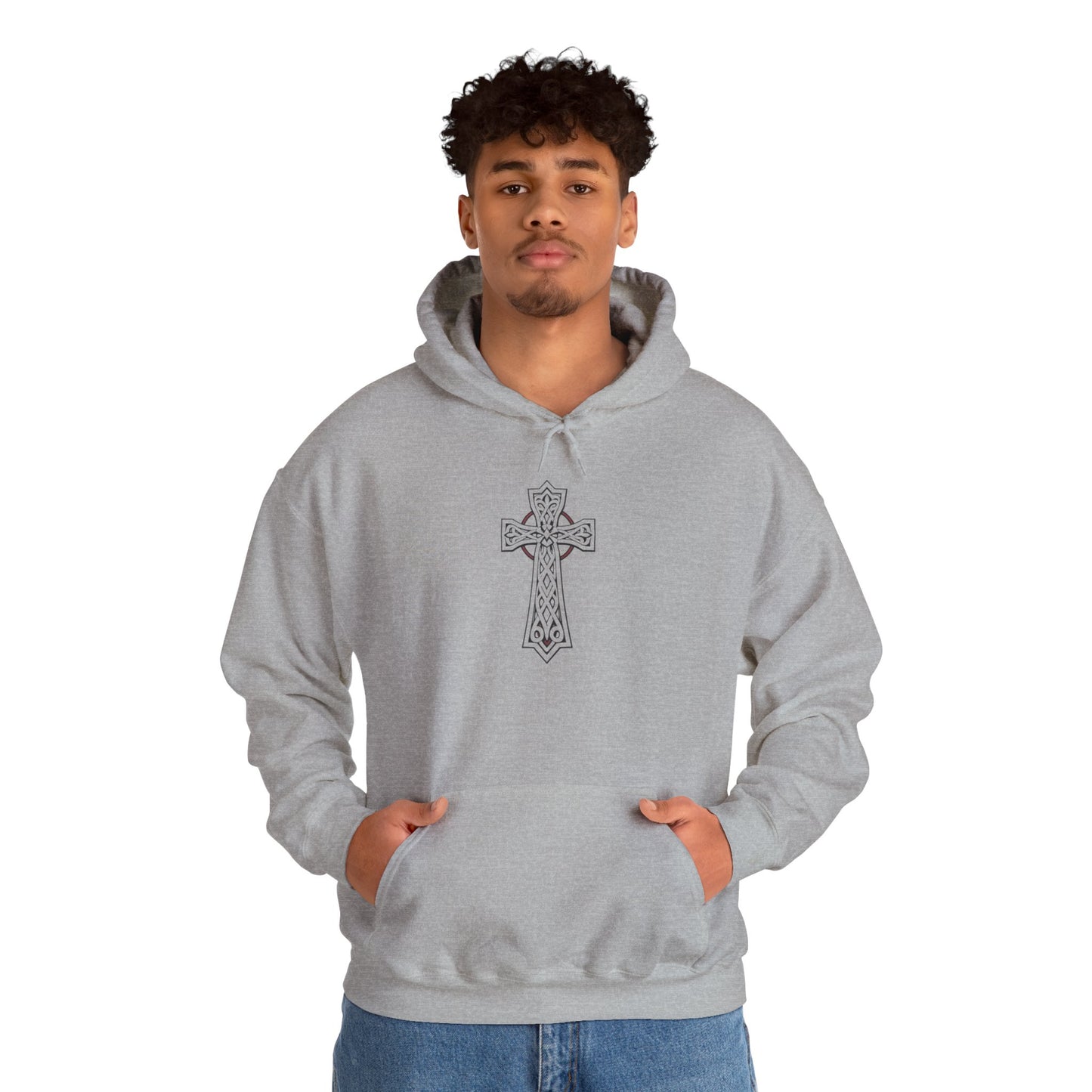 Celtic Courage | Men’s Celtic Cross Hoodie