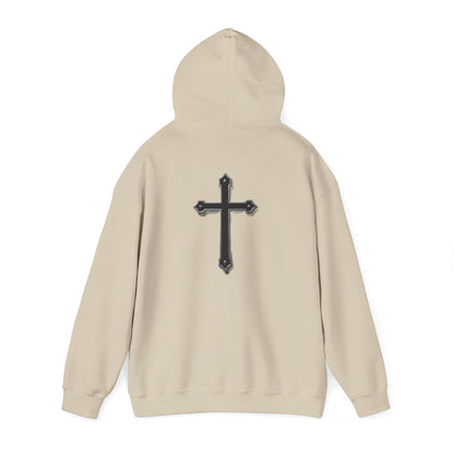 Warrior’s Black Cross Men’s Christian Hoodie