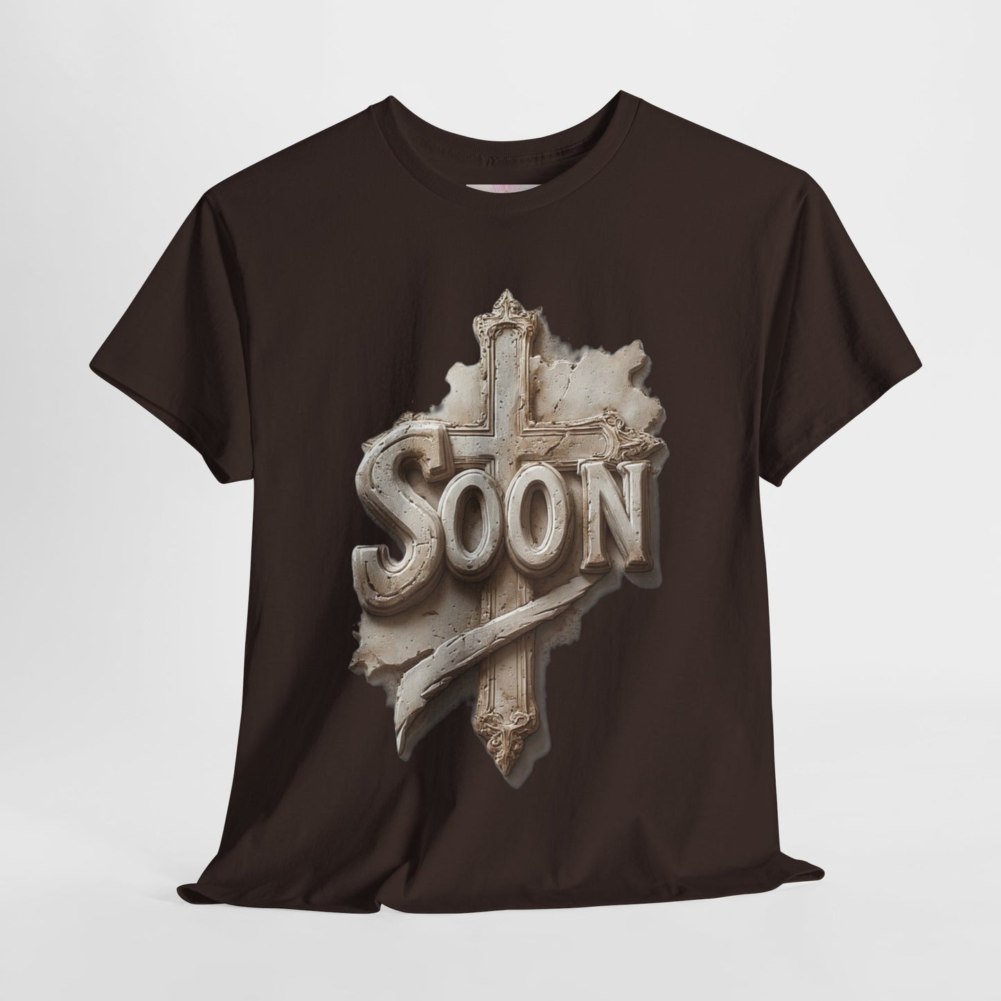 “Soon” Cross Christian T-Shirt – Bold Witness of Faith