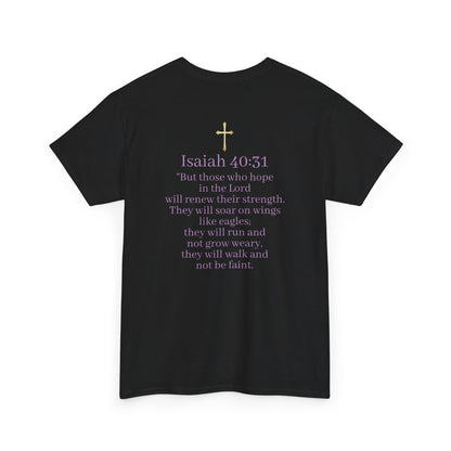 Men’s “Hope” Tee – Bold Scripture Design | Isaiah 40:31