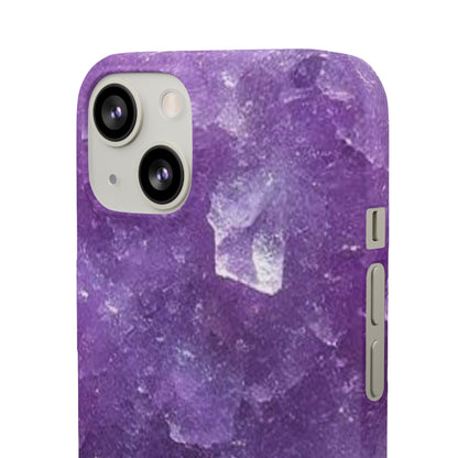 Amethyst Crystal Finish iPhone Snap Case