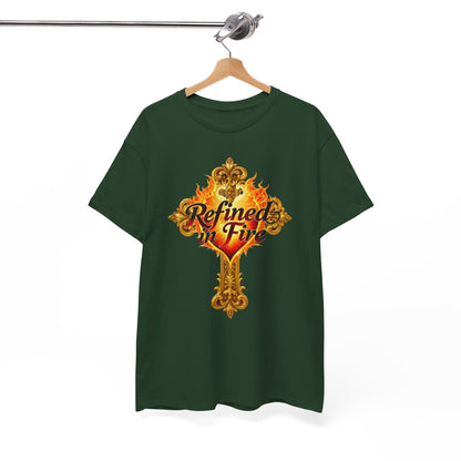 Refined in Fire — Men's Ornate Christian T-Shirt