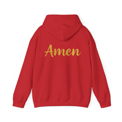 Amen Men’s Hoodie – Inspirational Christian Faith Apparel