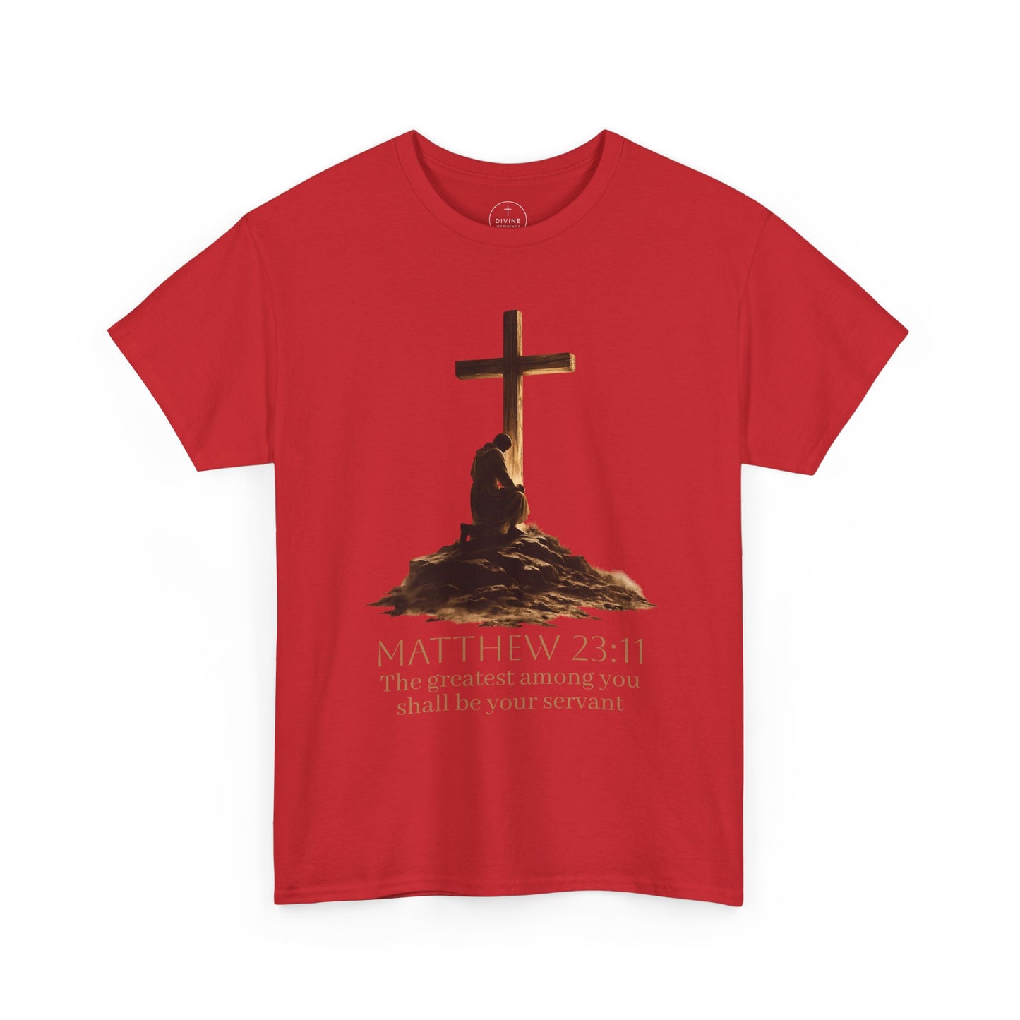 Humble Servant - Men's Christian T-Shirt (Front Design)