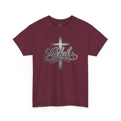 Selah Cross Tee — Men's Christian T‑Shirt