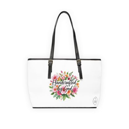“Handcrafted by God” Floral Faith Shoulder Bag – Uniquely Made with Purpose
