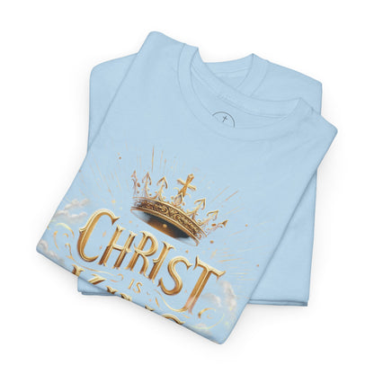 Christ is King Crowned - Men's Christian T-Shirt
