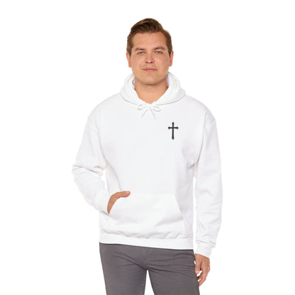 Warrior’s Black Cross Men’s Christian Hoodie