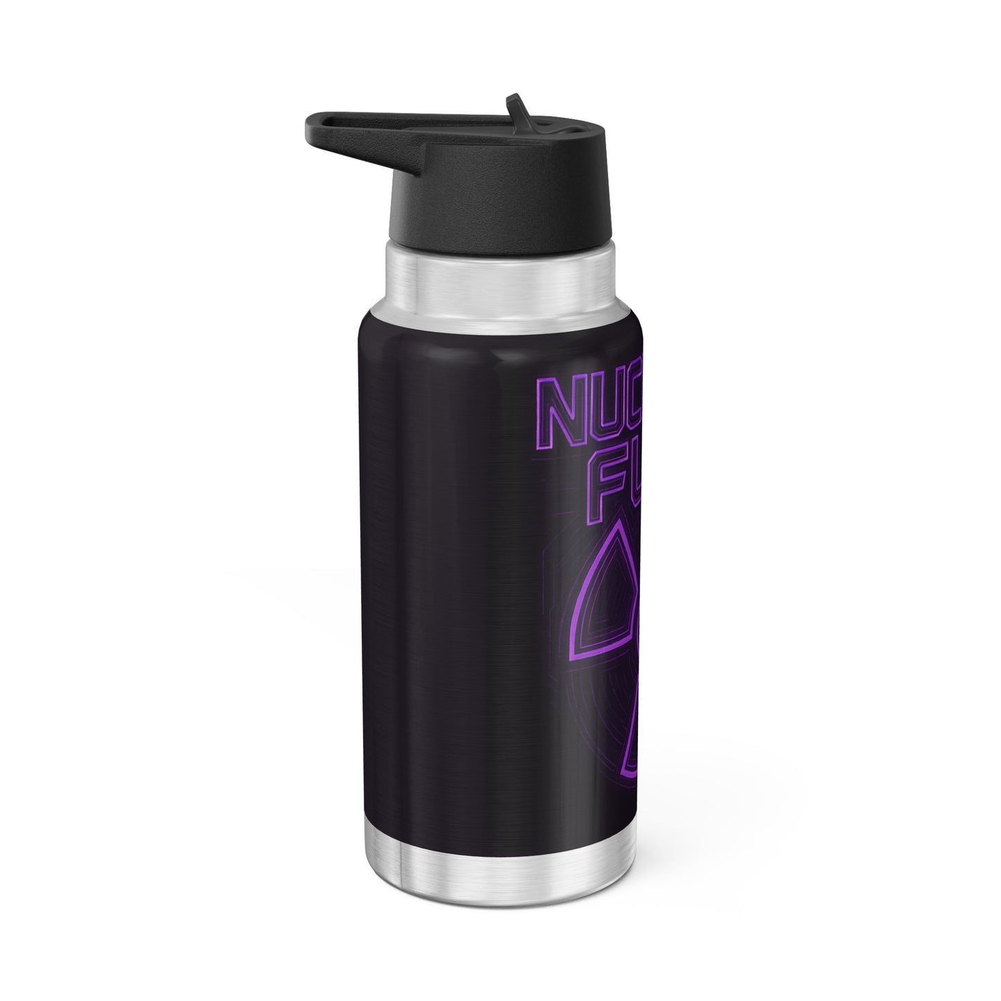 Faith Fueled – Nuclear Energy Stainless Steel Bottle (Purple)