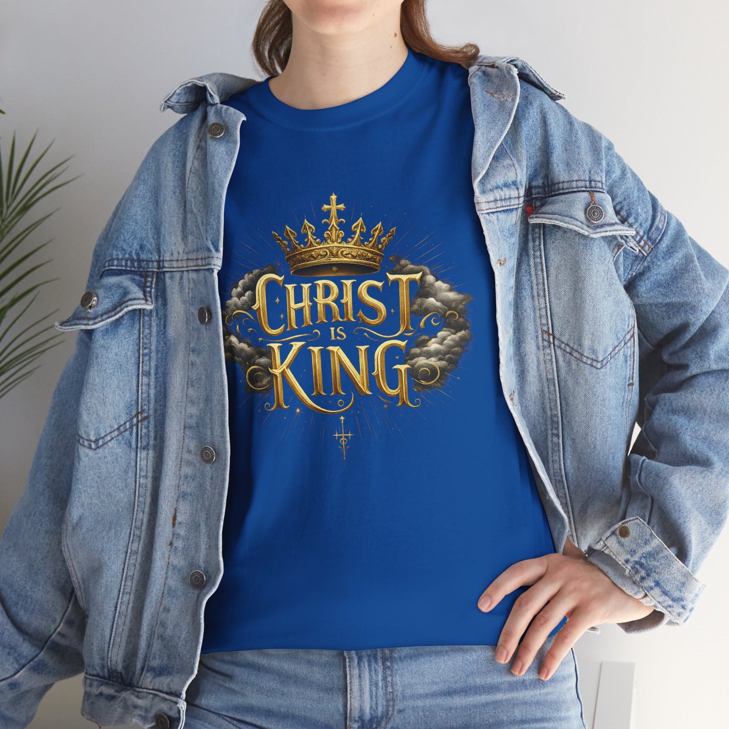 Christ is King Crowned - Women's Christian T-Shirt