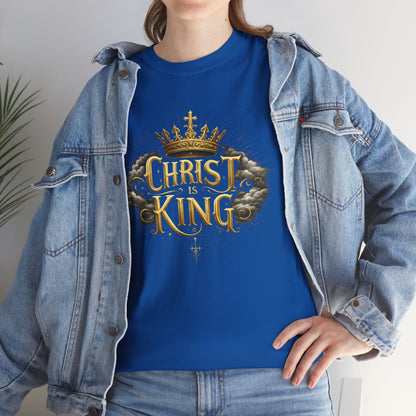 Christ is King Crowned - Women's Christian T-Shirt