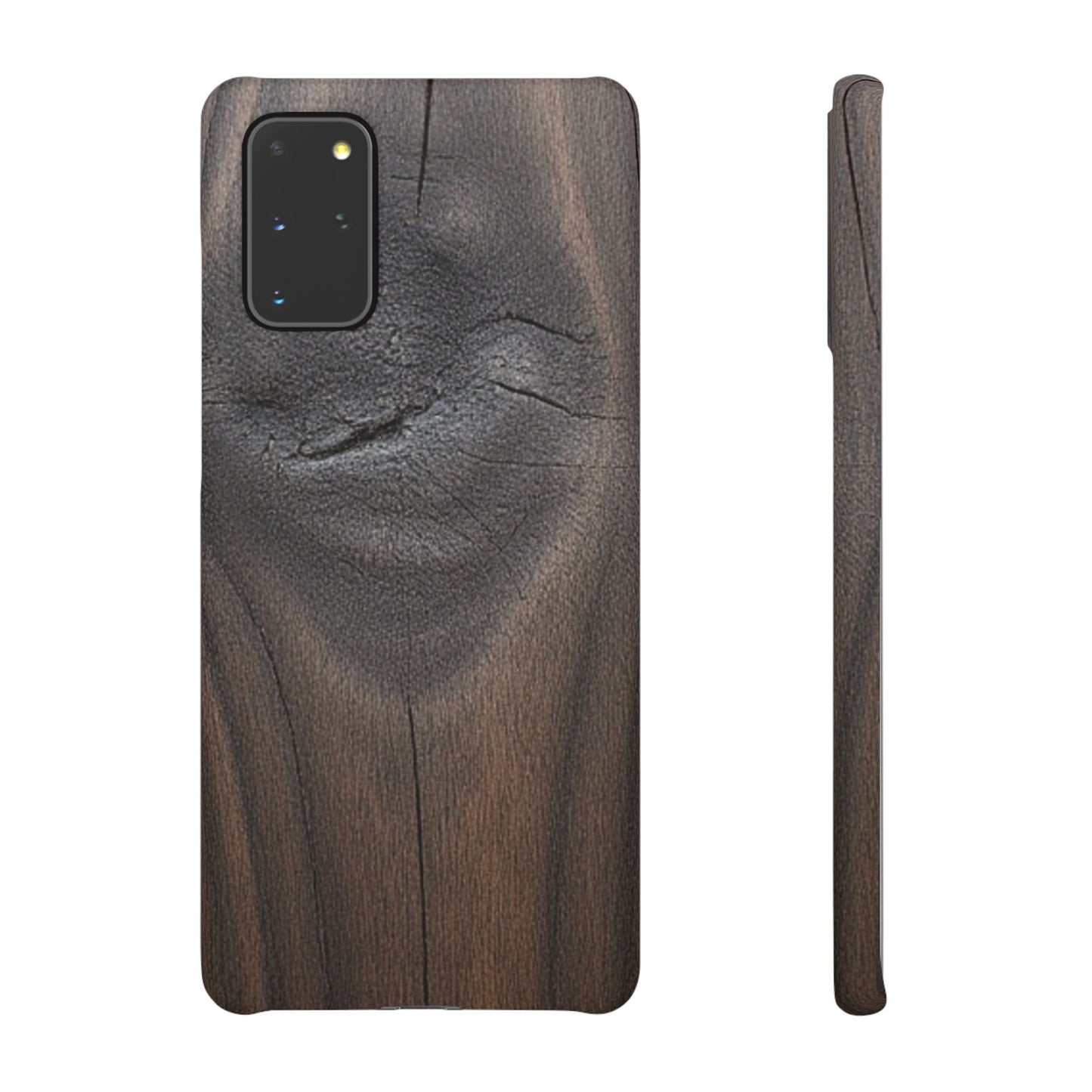 Dark Wood Grain Samsung Snap Case