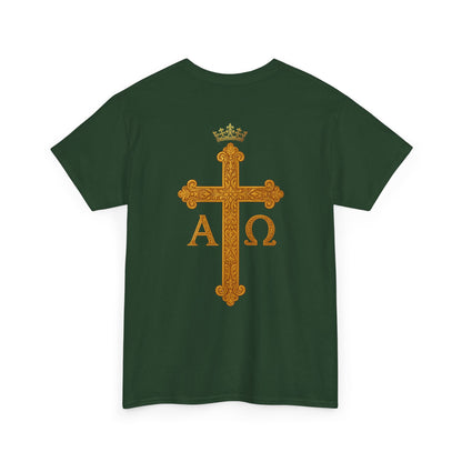 Christ Is King – Lion & Cross Men’s Christian Tee