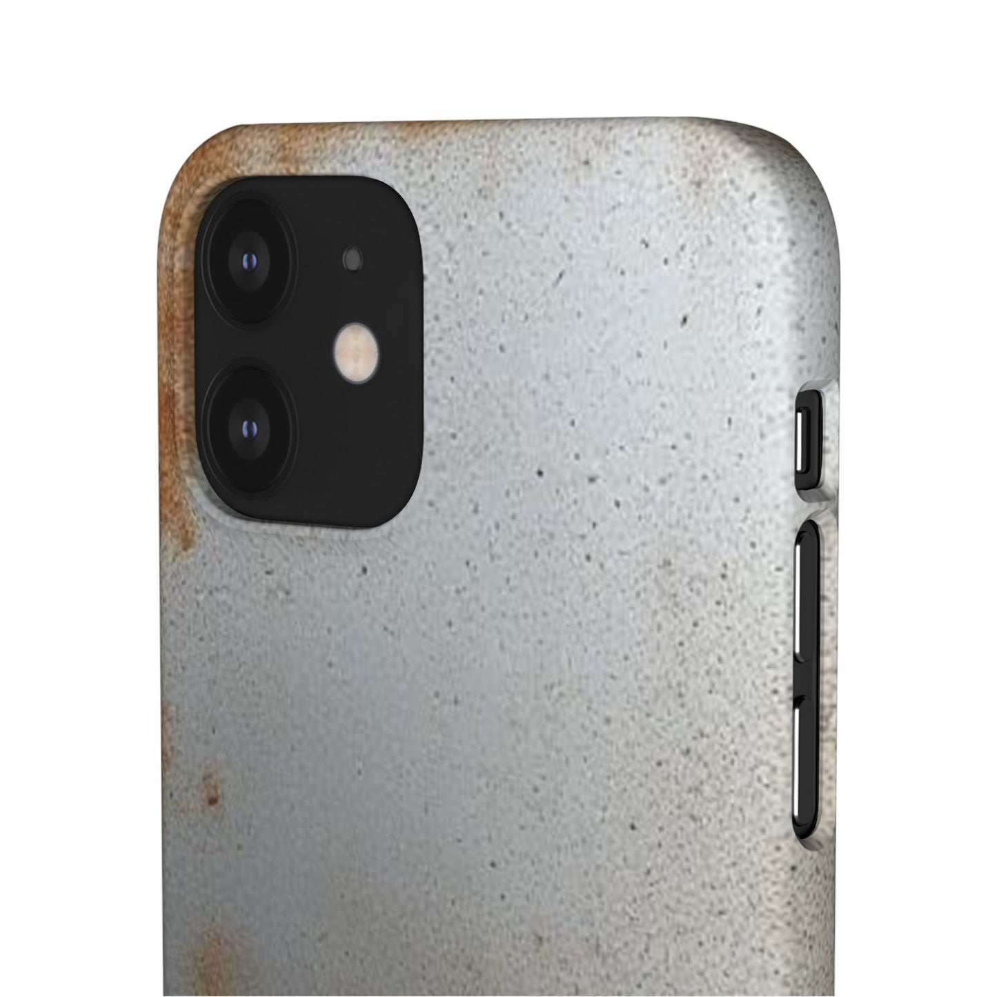 Old Steel Finish iPhone Snap Case