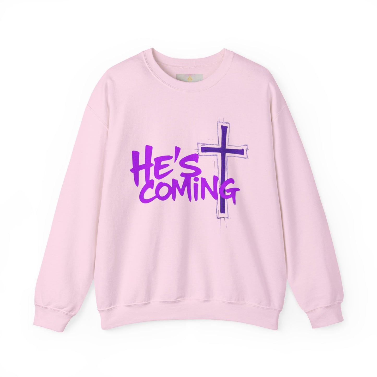 He’s Coming - Women's Bold Christian Sweatshirt