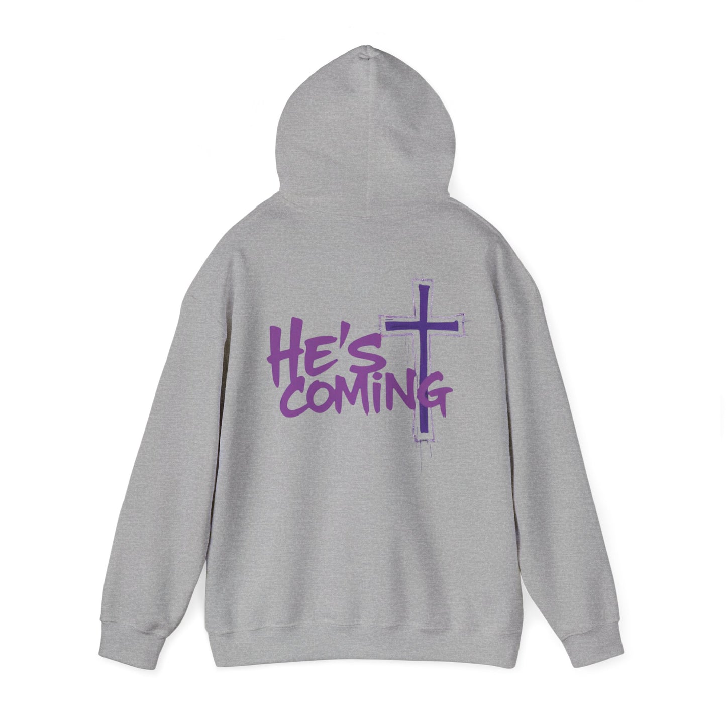 Prophetic “He’s Coming” Men’s Hoodie – Bold Christian Streetwear