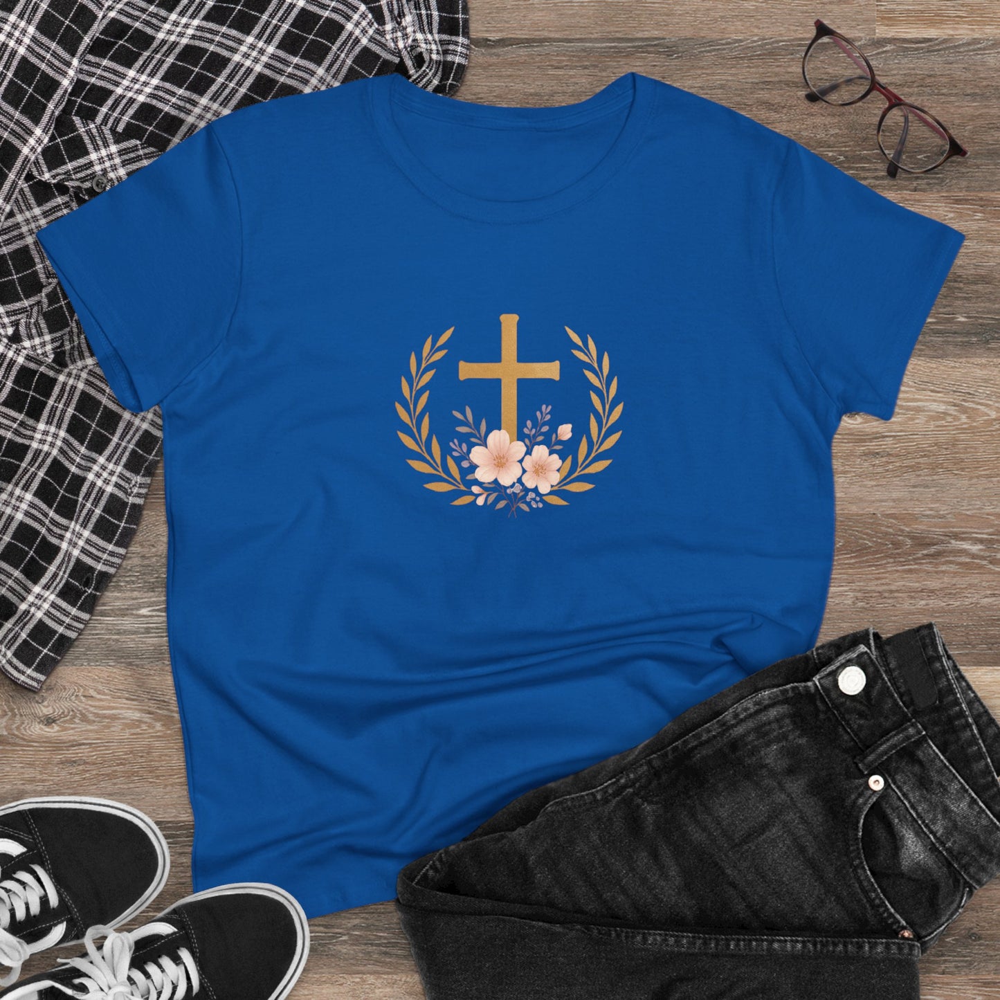 Crowned in Grace – Women’s Christian T-Shirt