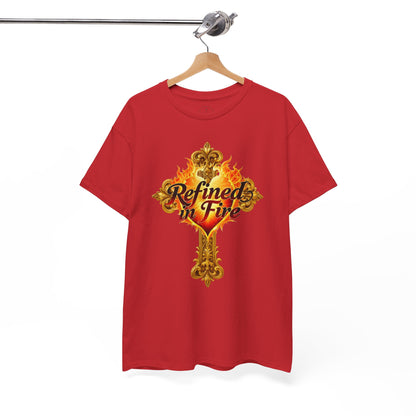 Refined in Fire — Men's Ornate Christian T-Shirt