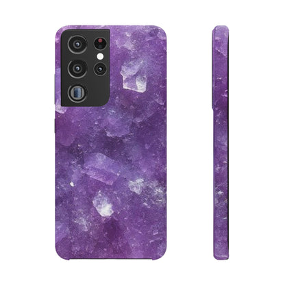 Amethyst Crystal Finish Samsung Snap Case