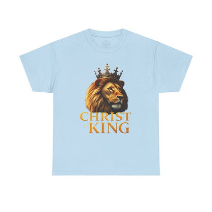Christ Is King – Lion & Cross Men’s Christian Tee