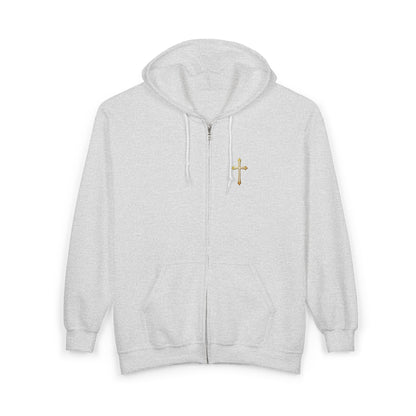 Amen in Motion – Women’s Zip-Up Hoodie (Black Logo)