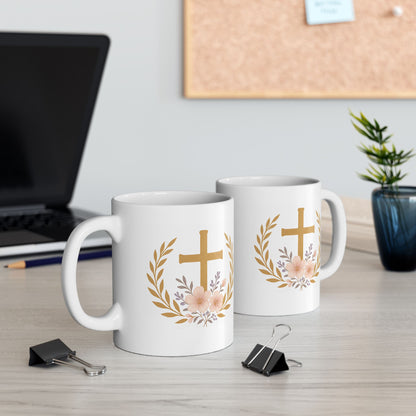 Crowned by Grace Christian Mug – 11 oz & 15 oz