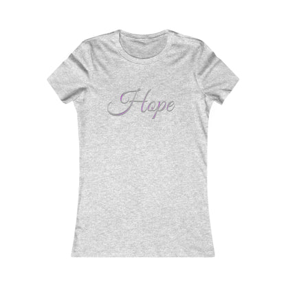 Women’s “Hope” Favorite Tee – Inspirational Faith Design