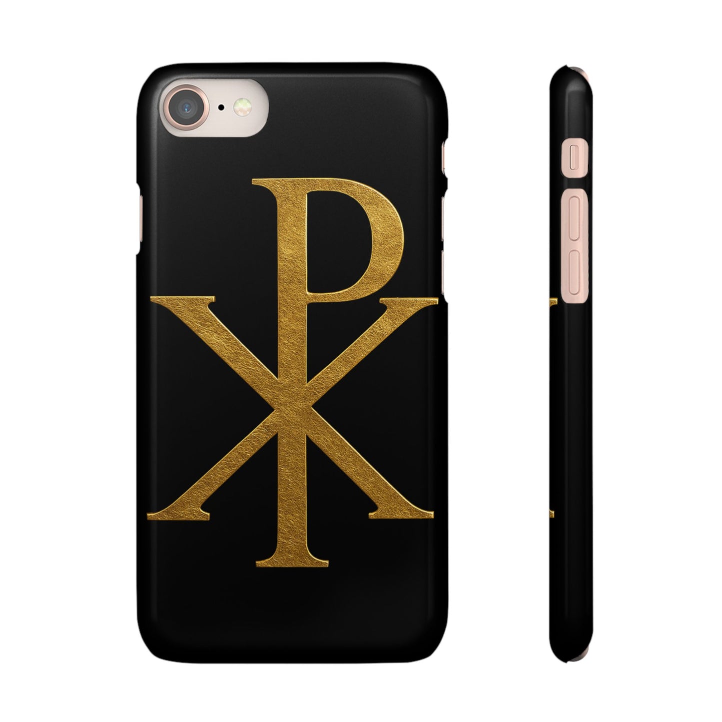 Black Chi Rho Snap Case for iPhone – The Way, Truth & Life