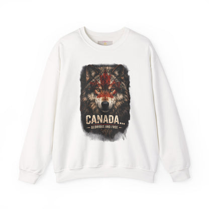 Canada War Paint: Glorious and Free - Women's Sweatshirt